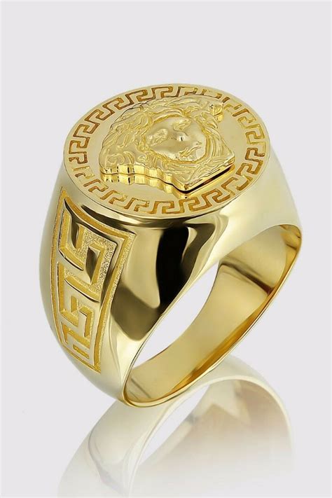 versace ring for men gold|versace gold chains for men.